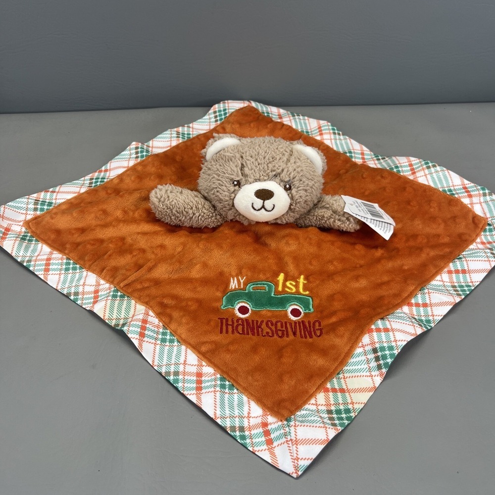 Baby Starters My 1st Thanksgiving Bear Thanksgiving Security Blanket Lovey